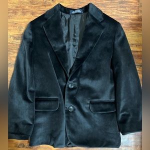 Boys Velvet Black Nautica Blazer